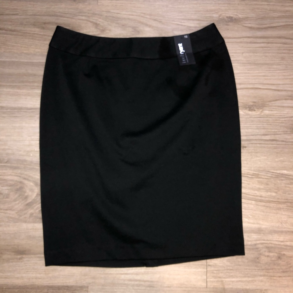 NWT Lane Bryant Black Pencil Skirt Size 16